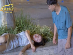 JD050 young girl drunk and got raped by beggar guy