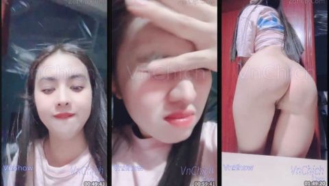 Mèo múp livestream show lồn vú của anh em yêu cầu nè